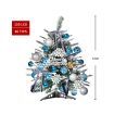 Santaco Christmas Tree 0.6M 2Ft Fairy Lights Snow Flocked Xmas Ornaments Decor