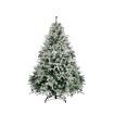 Santaco Christmas Tree 1.8M 6Ft Fairy Lights Snow Flocked Xmas Ornaments Decor