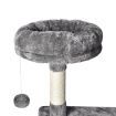 PaWz Cat Tree Toy Scratching Post Scratcher Tower Condo Wooden House Grey 130cm