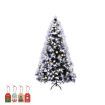 Santaco Christmas Tree 1.5M 5Ft Xmas Decorations Fibre Optic Multicolour Lights