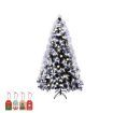 Santaco Christmas Tree 1.8M 6Ft Xmas Decorations Fibre Optic Multicolour Lights