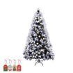 Santaco Christmas Tree 2.1M 7Ft Xmas Decorations Fibre Optic Multicolour Lights