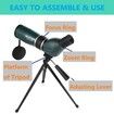 20-60x60 Inch High Definition Zoom Spotting Scope with Tripod for Target Shooting, Hunting,Wildlife Scenery