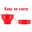 Microwaveable Silicone Popcorn Popper, BPA Free Collapsible Hot Air Microwavable Popcorn Maker Bowl