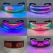 DIY LED Glasses Bluetooth App Control Luminous Rave Party Glasses