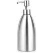 304 Stainless Steel Countertop Soap Dispenser 15.2Oz,Rust-Proof Liquid Soap Pump Bottle for Kitchen,Bathroom and Countertop Hand Dish Lotion