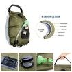 Solar Shower Bag 20L Solar Heating Camping On-Off Switchable Shower Head for Beach Swimming Outdoor Traveling Hiking(Geen)