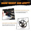 Compound Bow Arrow Set Archery Sports Hunting Target Shooting RH 20-70lbs Adjustable 320fps Speed for Beginner Master Camo