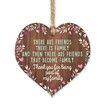 Friends plaque,Friends that are family wooden heart,gifts for friends women,best friend plaque,hug gifts motivational miss you gift,birthday Christmas