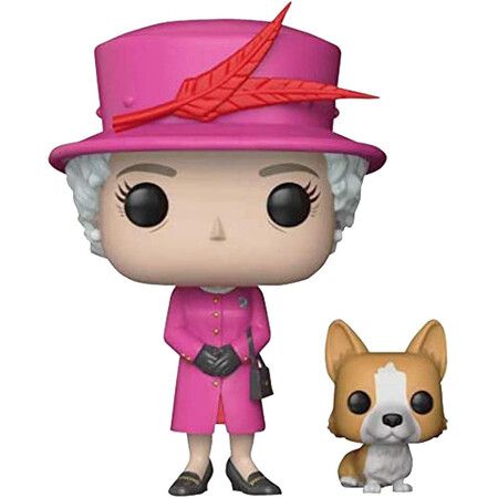 Queen Elizabeth II Commemorative Action Figures, Commemoration of Her Majesty The Queen of Great Britain, Queen & Dog Action Figures Collectible Model Toys for Thanksgiving Gifts