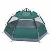 4 Man Beach Tent Shelter Instant Pop Up Camping Family Dome Sun Shade Hiking Picnic Outdoor 240x240x135cm Green OGL