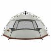 4 Man Beach Tent Shelter Camping Pop Up Instant Dome Family Shade Hiking Sun Rain Picnic Outdoor 240x240x135cm Creamy White