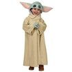 Hot Star Cosplay Wars The Mandalorian Baby Yoda Cosplay Costume Robe With Hat For Kids Age 5 to 7