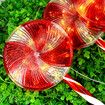 4x Lollipops Solar Power Pathway Light Decorations for Outdoor Yard