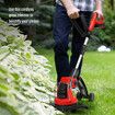 Cordless Grass Trimmer Whipper Snipper String Edger Lawn Cutter Turf Weed Garden Tool 20V Electric Telescopic Fast Charger