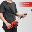 Pole Hedge Trimmer Cordless Electric Extendable Long Reach Telescopic Handle Garden Tool Fast Charger 20V