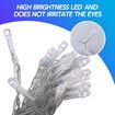 Solar LED String Light Fairy Waterfall Christmas Tree Decoration Ornament Star Topper Hanging Strip Indoor Outdoor 350 LEDs 9 Strands 8 Lighting Modes