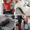 Lumbar Support Pillow,Back Pillow for Office Chair and Car Seat,Memory Foam Back Support Pillow for Lower Back Pain Relief,Adjustable Lumbar Pillow for Sleeping,Rest