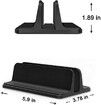 Vertical Laptop Stand,Laptops Cradle Holder,Laptop Standing Desk Dock with Adjustable Size,Laptop Computer Accessories Holder for MacBook Pro/Air Dell Hp Surface iPad (Black)