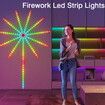 30LED/m Dream Color Firework Lights with Remote Control Bluetooth APP High Music 12strips USB powered