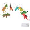 Dinosaur String Lights Battery, AA Batteries 8 LEDs LED Dinosaur String Lights IP43 Waterproof Warm White Light Romantic For Homes For Gardens