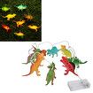 Dinosaur String Lights Battery, AA Batteries 8 LEDs LED Dinosaur String Lights IP43 Waterproof Warm White Light Romantic For Homes For Gardens