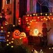 20 LED Pumpkin String Lights with 8 Modes 4.5M, Holiday for Party Decorations