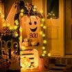 20 LED Pumpkin String Lights with 8 Modes 4.5M, Holiday for Party Decorations