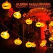 20 LED Pumpkin String Lights with 8 Modes 4.5M, Holiday for Party Decorations