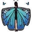 Butterfly Wings for Women Butterfly Shawl Fairy Ladies Cape Nymph Pixie Halloween Costume Accessory