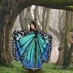 Butterfly Wings for Women Butterfly Shawl Fairy Ladies Cape Nymph Pixie Halloween Costume Accessory