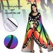 Butterfly Shawl Fairy Ladies Cape Nymph Pixie Halloween Costume Accessory