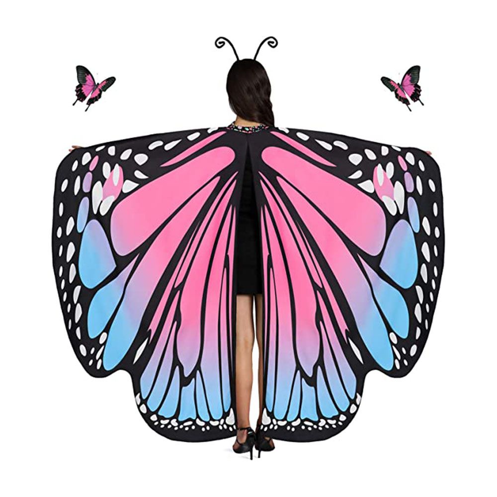 Butterfly Wings for Ladies Cape Nymph Pixie Halloween Costume Accessory