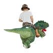 Inflatable Dinosaur Costume T Rex Air Blow up Funny Halloween Party Costume for Kids Age 5+ (100-125cm)