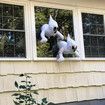 Window Crasher Ghosts Halloween Decorations Hanging Ghost Outdoor Indoor Cute Ghost Party Decorations Halloween Ghost Stuffed Animal Halloween Flying White