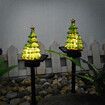 2pcs Solar Christmas Tree Garden Stake Light LED Landscape Lamp Outdoor Garden Decoration