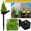 2pcs Solar Christmas Tree Garden Stake Light LED Landscape Lamp Outdoor Garden Decoration