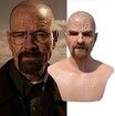 Halloween Realistic Old Man Mask Supersoft  Latex Face Mask Cosplay Halloween Costume Props