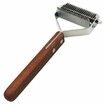 Dog Knotting Comb with Wooden Handle Dual-purpose Stainless Steel Comb Pet Fading Comb Pet Cleaning