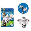 2022 Katar World Cup Mascot Football Team Key Ring Chain (Size: 7.6 x 7.8 cm)