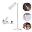 2022 new multifunctional desk reading lamp 360 rotating magnetic desk lamp rechargeable clip light flashlight