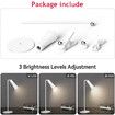 2022 new multifunctional desk reading lamp 360 rotating magnetic desk lamp rechargeable clip light flashlight