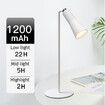 2022 new multifunctional desk reading lamp 360 rotating magnetic desk lamp rechargeable clip light flashlight