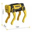 Solar Electric Mechanical Dog Amazing Educational Solar Power Dog kit for Kids DIY Science Experiments Set Solar Yellow Dog