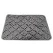 115X72cm Self Warming Pet Mat Thermal Dog Crate Pad for Indoor Outdoor Pets Washable Anti-Slip Kennel Mat for XL Dogs   Grey