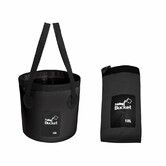 12 L Collapsible Bucket with Handle Multifunctional Foldable Water Container for Camping/Hiking/Traveling/Fishing/Washing/Gardening(Black)