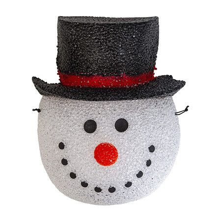 Snowman Porch Light Cover Holiday and Christmas Decorations, Fits Standard Outdoor Lighting