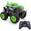 RC Dinosaur Monster Truck, Water Spray Haze Lights Sound Toys for Boys
