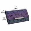 BAOBAO Geometric Purse for Women Magical Changeable Square Purse Large Holographic Luminous Purse Multi-change Crossbody Bag Gifts