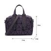 Holographic Tote Bags BAOBAO ISEY Geometric Luminous Shard Lattice Fashion Handbag Trendy Carryall Everyday Accessory Versatile
